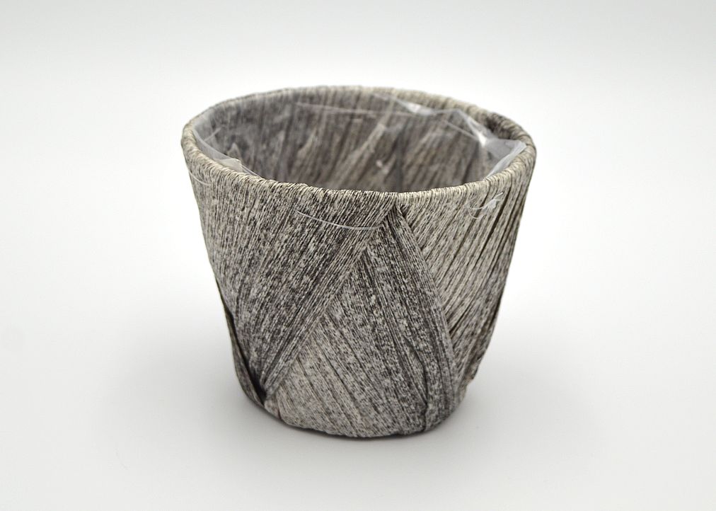 Obal BASKET 12,5x10x7cm šedobílý