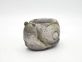 Obal šnek beton 14,5x11,8x11cm x2