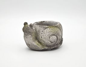 Obal šnek beton 14,5x11,8x11cm x2