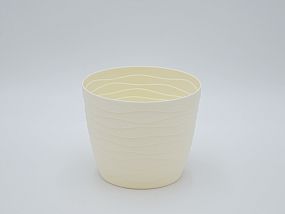 Obal plast TEO 15cm krémový