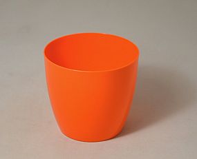 Obal plast AGA 14cm oranžový